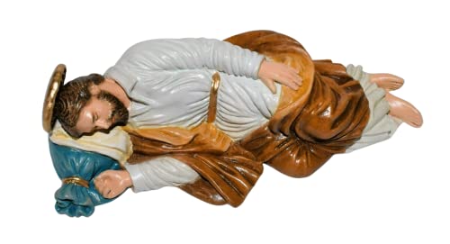 Sleeping St. Saint Joseph Restful Sleep Brown And White Robe 6 Patron Of Miracles Catholic Christian Religious Gifts Statue Figurine Sculpture #TOP1