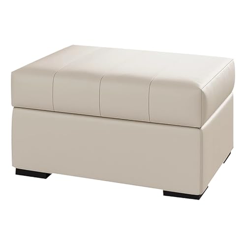 ZPRYZHD Baul Almacenaje Dormitorio, Bancos con Espacio de Almacenamiento y Compartimento Oculto, Banco de Entrada, para Sala de Estar, Dormitorio y Entrada(White,15.7in/40cm)