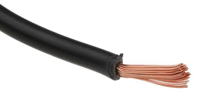 Image of Red Copper Core Electrical Wire, PVC Insulated, Flexible House Wiring Cable, Coil (black, 1)