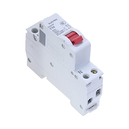 Disjoncteur DPN 1P+N 10A DZ47P pour protection de circuit phase neutre 230V