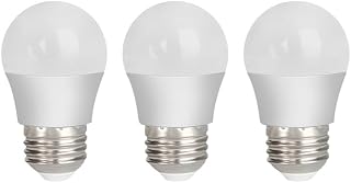 LED G45 Mini Globe Light Bulbs, 40-60W Equivalent, Daylight White 5000K, 500LM, Vanity Light Bulbs for Bathroom Makeup Mirror, E26 Base, 3 Pack (E26 Base, 5000K-Cool White)