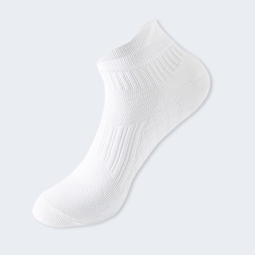 2 Pairs Athletic Running Ankle Socks Low Cut Cushioned Anti-slip Sports Socks for Women Men2