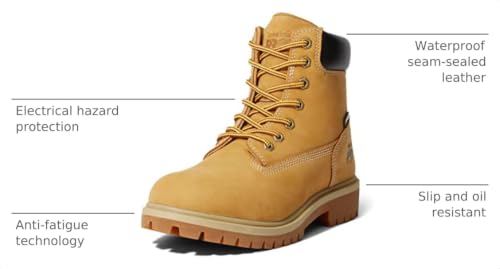 Image of Timberland PRO Women's Direct Attach 6 Inch Waterproof Insulated Soft Toe Boots