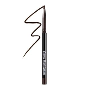 Apooliy Wasserfester Eyeliner-Stift, Langanhaltender Creme-Eyeliner-Stift, Hochpigmentierter Augen-Makeup-Stift mit bis zu 24 Stunden, Schwarz-Braun-Weiß