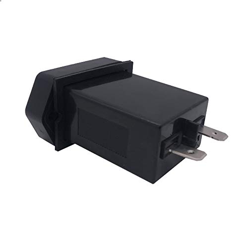 LCD Digital Hour Meter Accumulate Timer Counter 999999.59 snap in Vehicle Boat Truck Motorcycle for Generator DC 12-36V