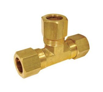 JMF 7/8 in. Dia. x 7/8 in. Dia. x 7/8 in. Dia. Compression To Compression To Compression Yellow Brass