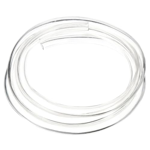 QUARKZMAN Tubo de Pvc, 13mm de ID x 18mm de OD - 6 Pies de Largo Tubos de Agua de Vinilo Transparente, Tubería de Agua de Plástico Ligero y Flexible para Acuaponía