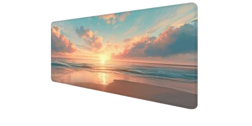 Tapis de souris gaming XXL étanche 1200x600mm avec bords cousus et précision améliorée pour PC