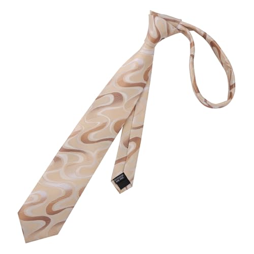 Image of Alizeal Mens 3.15'' Gradient Novelty Pattern Tie Set with Pocket Square Casual Color Tie Set