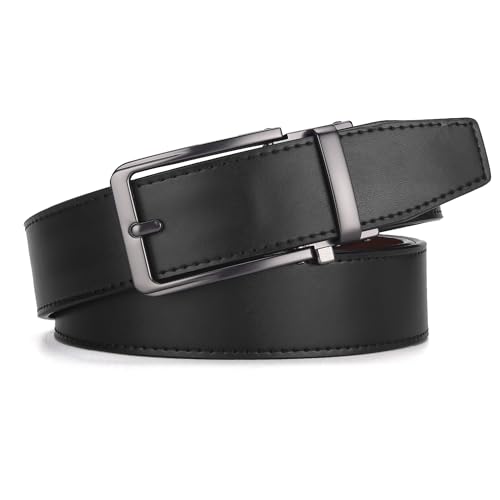 Click Belts For Men Leather,Quick Release mechanics Belt For jeans Casual & Work2