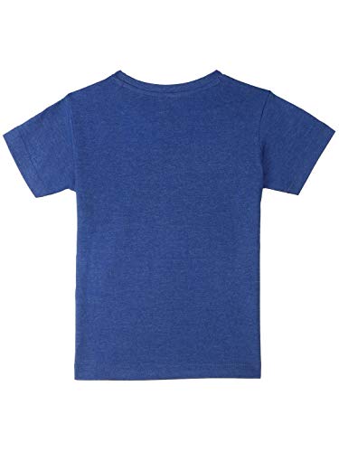 Image of Kidsville Captain America Printed Regular Fit Royal Blue Ploycotton Boy's T-Shirt