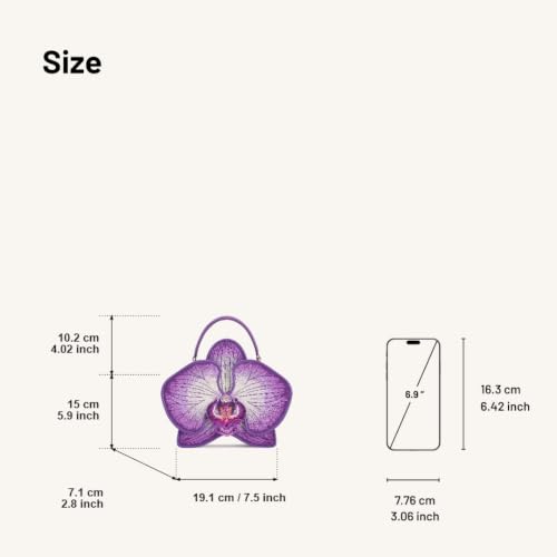 Image of JW PEI Women's Flora Orchid Shaped Top Handle Bag