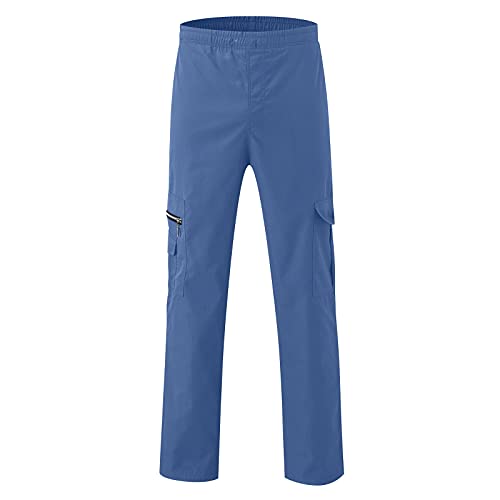 SUWBMHWE Hiking Pants Waterproof Mens Convenient Dress Shirts Travel Big and Tall for Men Beach Khaki Fishing Straight2