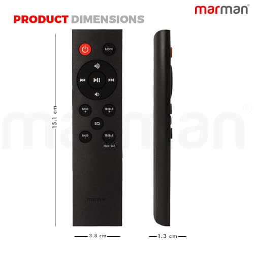 7SEVEN® Compatible with Fingers Soundbar Remote Control Suitable for Octane-100 Soundbar Model Subwoofer Music System Match Key by Key Exactly with Existing Original Remote Controller 4 31h0iQj4nNL
