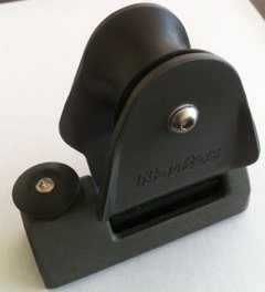 Nautos #96224-GENOA CAR -Slider - Lead with Stop and Aluminum SHEAVE -Good for 25 MM (1 