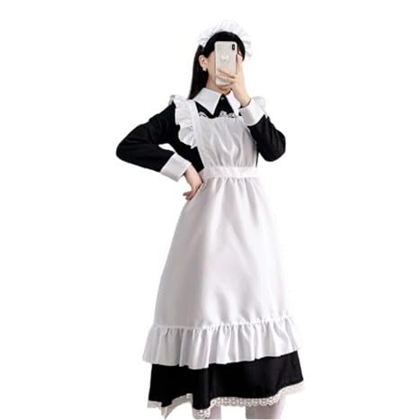 Robe de costume traditionnel dirndl 3 pièces pour femme avec coiffe