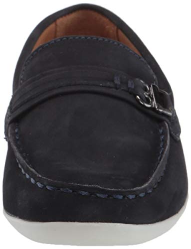 Image of Driver Club USA Unisex-Child Boys /Girls Leather Fashion Luxury Driving Loafer with Rope Anchor Detail
