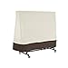 Copertura per Mobili Tavolo da Esterno Ping Pong Covers 210D Coperchio di stoccaggio da Tavolo da pingpong (Color : Beige, Specification : 36x85x160cm)