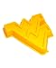 NCAA West Virginia Mountaineers Cake Pan with Stand, One Size, Gold