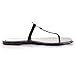 Tory Burch Women's Roxanne Jelly Sandals, Perfect Black/Gold, 11 Medium US