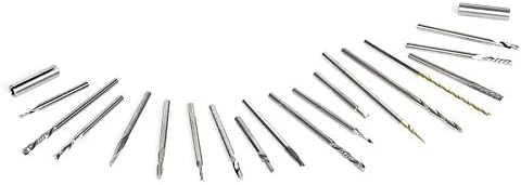 Amana Tool - AMS-173 18-Pc Specialty Multi-Material CNC Router Bit Collection, 1/8" Sh