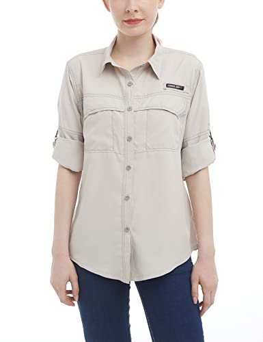 Little Donkey Andy Women's UPF 50+ UV Protection Shirt, Long Sleeve Fishing Shirt, Breathable and Fast Dry