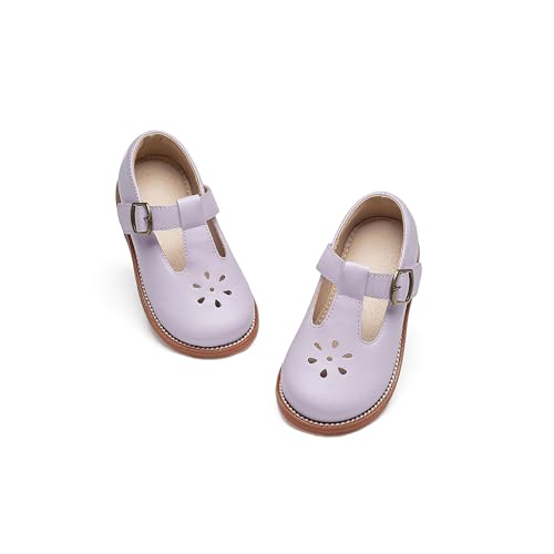 Image of Flaryzone Toddler Little Girl Mary Jane School Uniform Oxfords Flat Dress Shoes