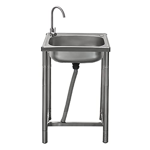 Évier de cuisine utilitaire en acier inoxydable avec kit d'installation complet - 2