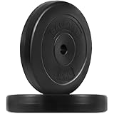 Gallant Weight Plates - 20kg Standard 1 Inch Vinyl Weights Discs 10kg X 2= 20kg Set For Men Women - Weight Plate Set Lifting Dumbbells Barbell Home Gym Fitness Training Equipment
