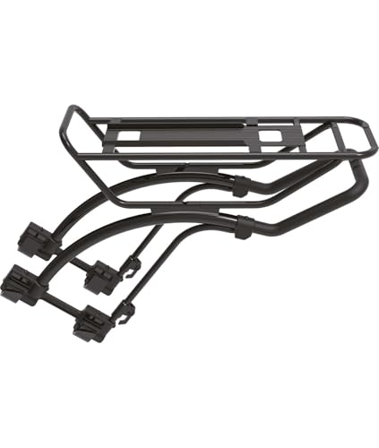 Topeak Tetrarack M2L Mountain Gepäckträgersystem aus Aluminium und Fiberglas in der Farbe Schwarz, Maße: 47,5cm x 38,5cm x 13,5cm, 15100049