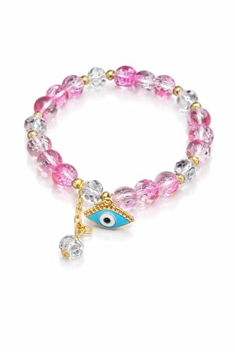 Image of ALNA-TURA Combo Gift For Kids Girls | Pink LED Digital Watch, Cute Pink Sunglasses & Beaded Bracelet | Stylish Fashion Accessories Kit for Baby Childrens | Best Birthday Return Gift Toy Set For Age 3 to 12 Years