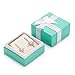 Oirlv Velvet Bow-knot Earrings Storage Box Jewelry Packaging Gift Box Showcase Display