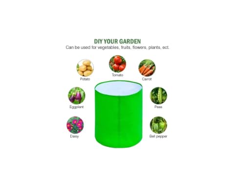 Lot de 4 sacs de culture 45,7 x 45,7 cm GSM 280 HDPE Protection UV