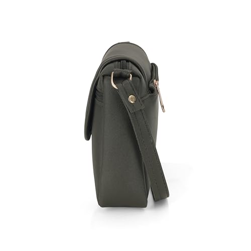 Image of J I ACCESSORIES Women's Stylish Crossbody Sling Bag - Elegant PU Leather Small Shoulder Purse with Adjustable Strap - Casual & Travel Handbag