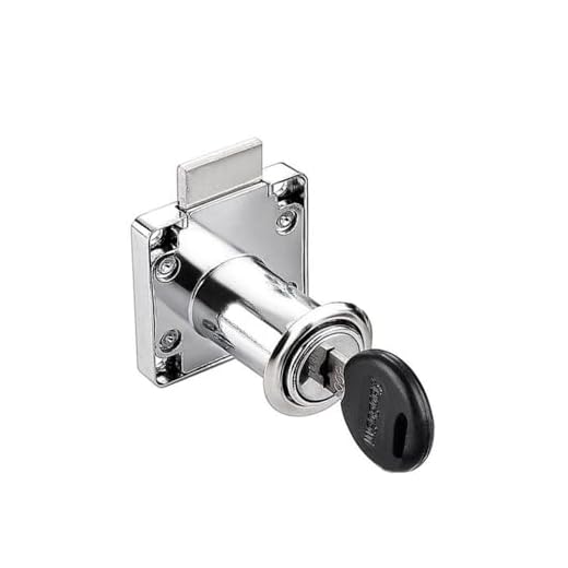 Cabinet Latch Locks Replacement Hardware Desk Drawer Lock Cold Rolled Steel Furniture Door Lock Drawer(Style 1)