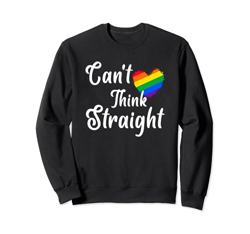 Bandera LGBT LGBTQ Ally Gay Pride a Rainbow Cant Think Straight Sudadera