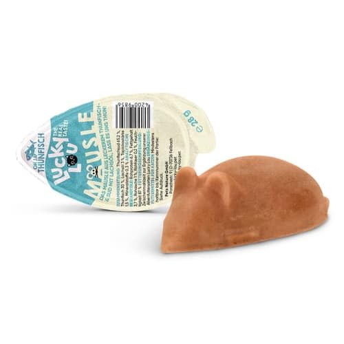Produktbild von Lucky Lou Mäusle Thunfisch Snack für Katzen - 26 x 28 g