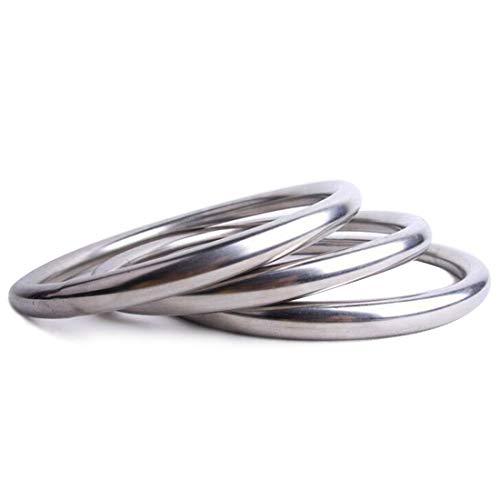 Fousam Wing Chun Stainless Ring, Martial Arts Wing Chung Practice Rings Kung Fu Karate Training Equipment for Adults Men