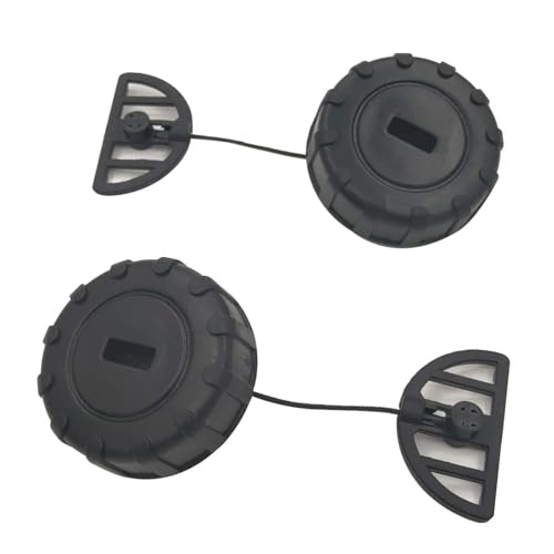 2 Pieces MS170 MS180 017 018 Fuel Cap and Oil Cap, Petrol Cap Replacement for Stihl Chainsaw