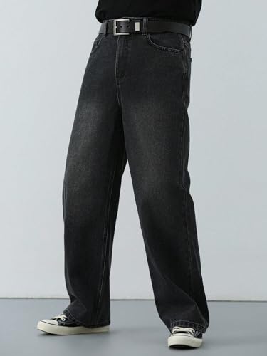 Image of KOTTY Men Mid Rise Relaxed Jeans