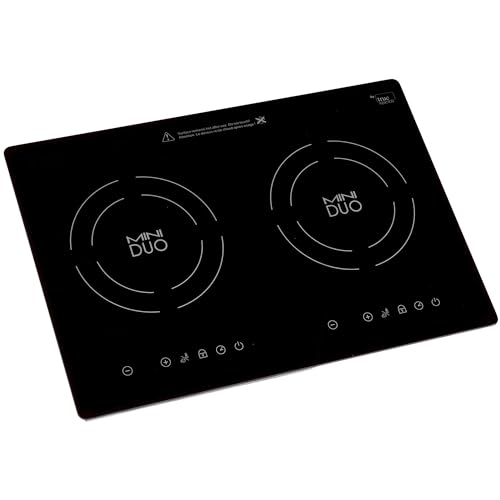 MD-2B 20 inch Built-In Mini Duo Induction Glass-Ceramic Cooktop, 1750W, UL858 Certified