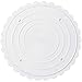 Wilton Scalloped Edge Cake Separators For Tiered Cake, 8-Inch Seperator Plate, Wedding Cake Stand, Scalloped Edge Separator Plate (White)