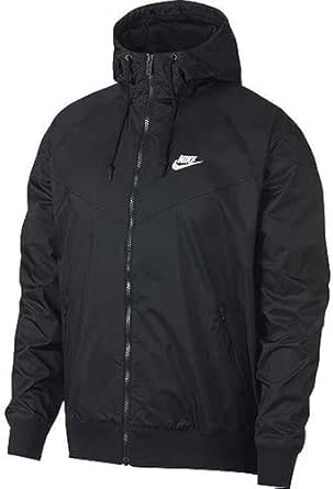 NIKE(ナイキ) メンズ ウィンドブレーカー ジャケット NSW HE WR ウーブン フーディ ジャケット ランニングウェア ジョギング ブラック 727325-010 国内正規品 (2XL(胸囲109~115cm/参考身長176~185cm))