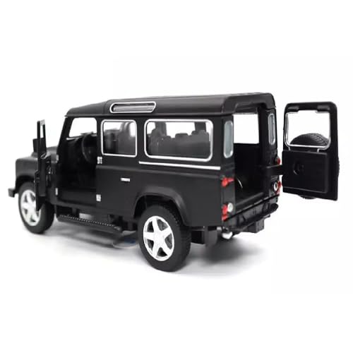 Image of 1:32 Diecast Alloy Metal Defender Pull Back Car with Openable Door Music Sound and Light Vehicle Toy Car for Kids Boys