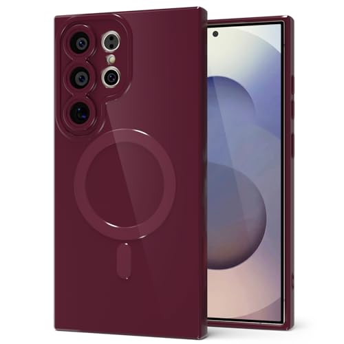 Coque Samsung S25 Ultra silicone Magsafe Svanove transparente pailletée