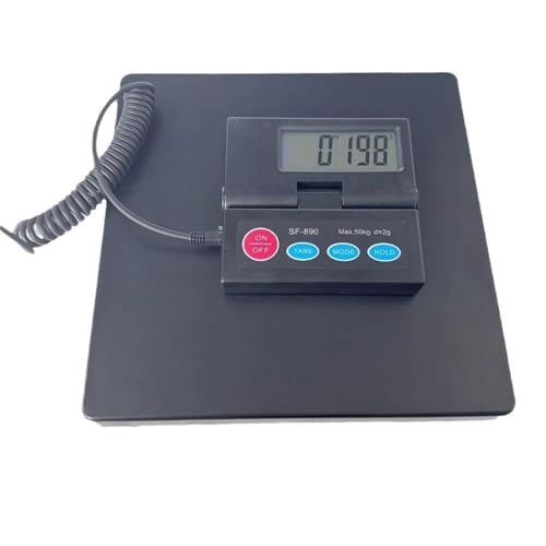 Báscula de plataforma con función tara, LCD 110 lb miniatura 2