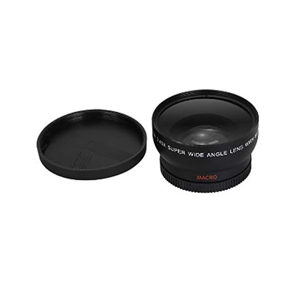 Color Yun Praktisches 58MM 0,45 X Weitwinkel Makroobjektiv Geeignet für 58M KameraobjektivSchwarzSchwarz – Bild 6