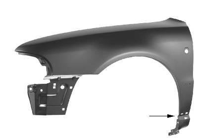 PRASCO Innenkotflügel BM0233624 paso de rueda interior de repuesto para vehículo