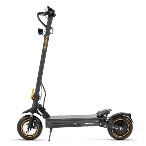 Patinete Eléctrico Ausom Laluz 2 Pro K20 Pro para Adultos, Batería 48V 18Ah, Autonomía 90km, Neumáticos 10' Tubeless, Doble Disco, Plegable, IPX5
