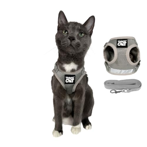 Travel Cat Harness Grey S